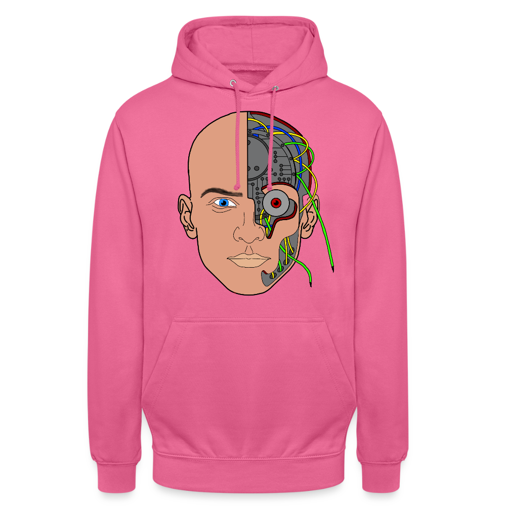 Cyborg Unisex Hoodie - pink