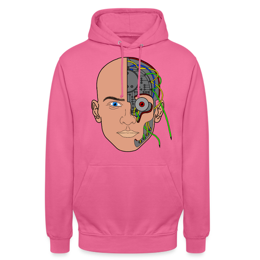 Cyborg Unisex Hoodie - pink