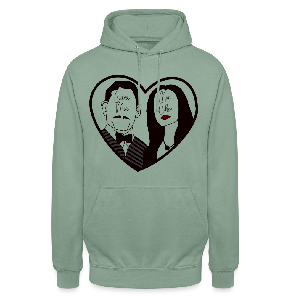 Unisex True Love  Hoodie - steel green