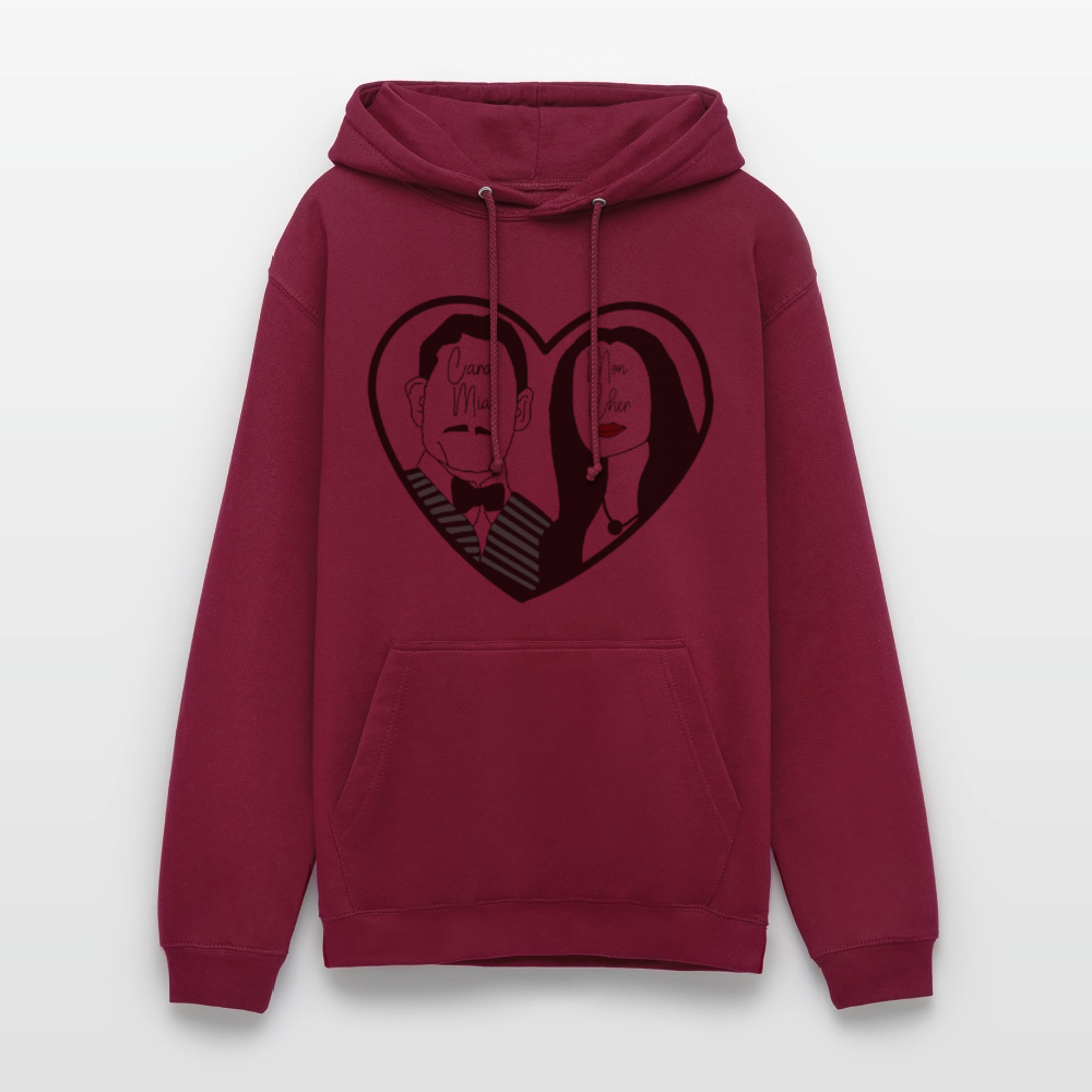 Unisex True Love  Hoodie - bordeaux