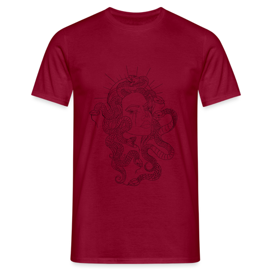 Men's Medusa T-shirt - brick red