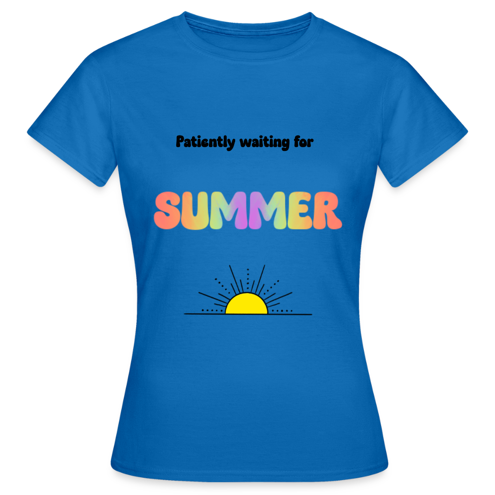 Women's Summertime T-Shirt - royal blue