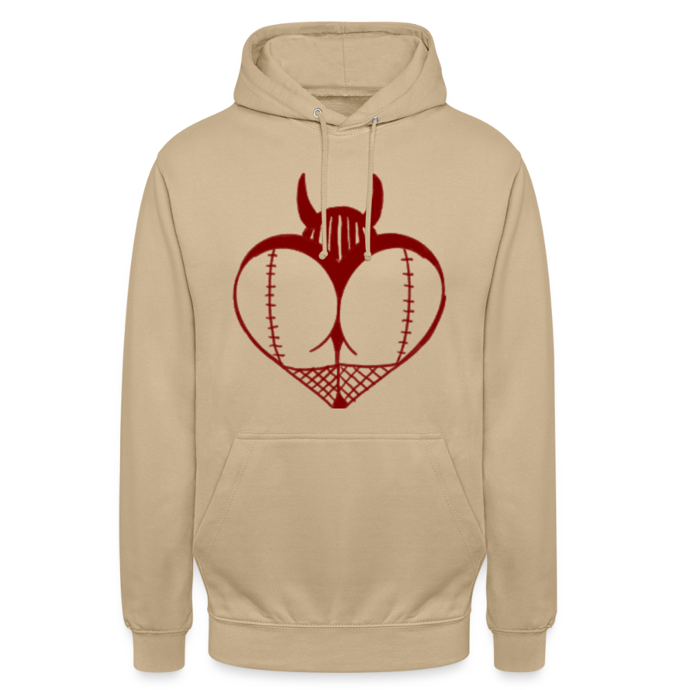 Unisex Hellfire Temptress Hoodie - beige