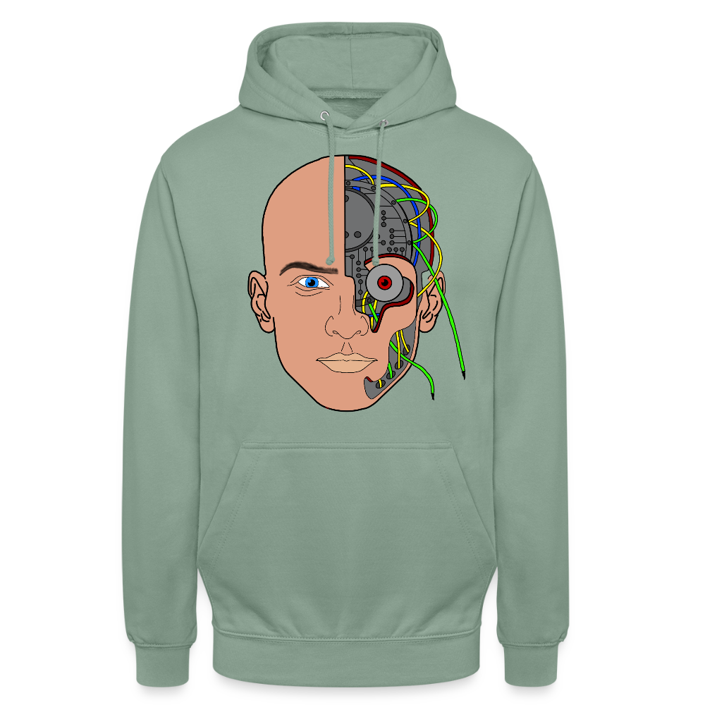 Cyborg Unisex Hoodie - steel green