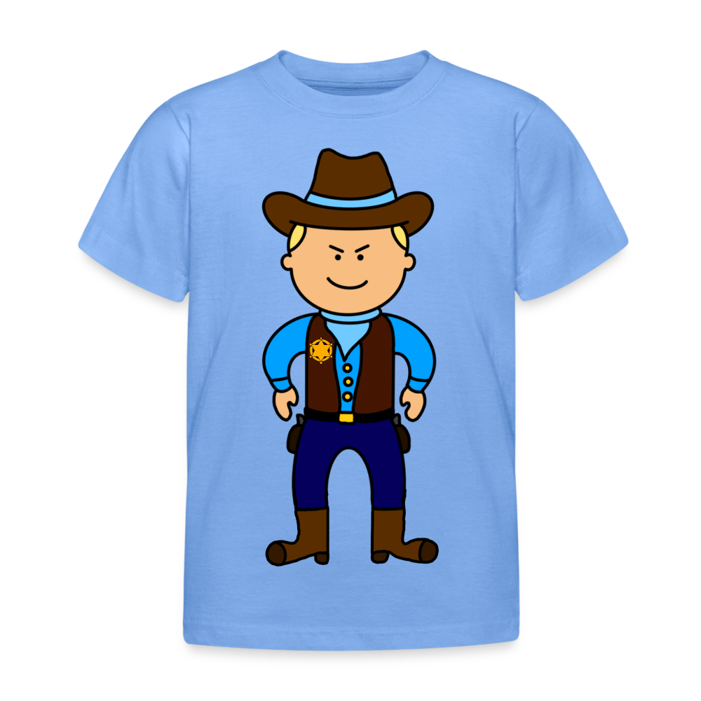 Kids' Sherriff T-Shirt - sky blue