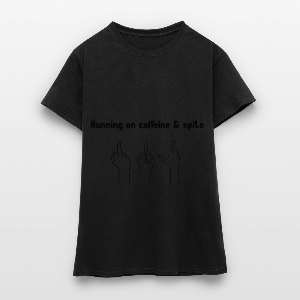 Women's Caffiene & Spite T-Shirt - black