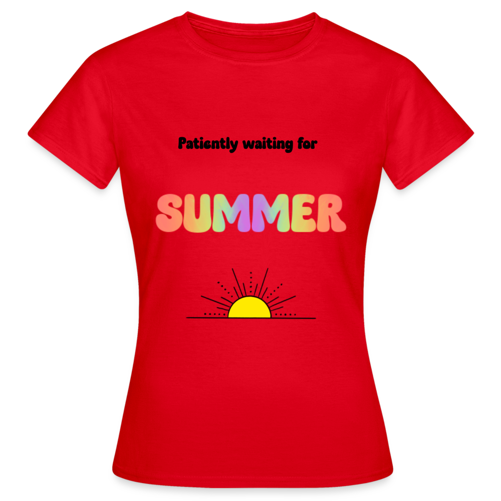 Women's Summertime T-Shirt - red