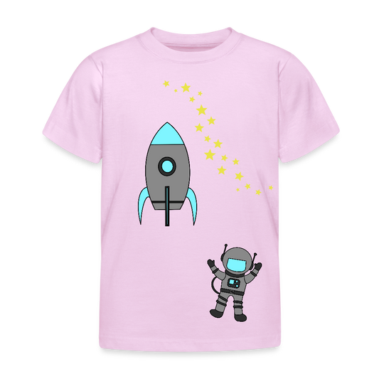 Kids' Little Astronaut Tshirt - light pink