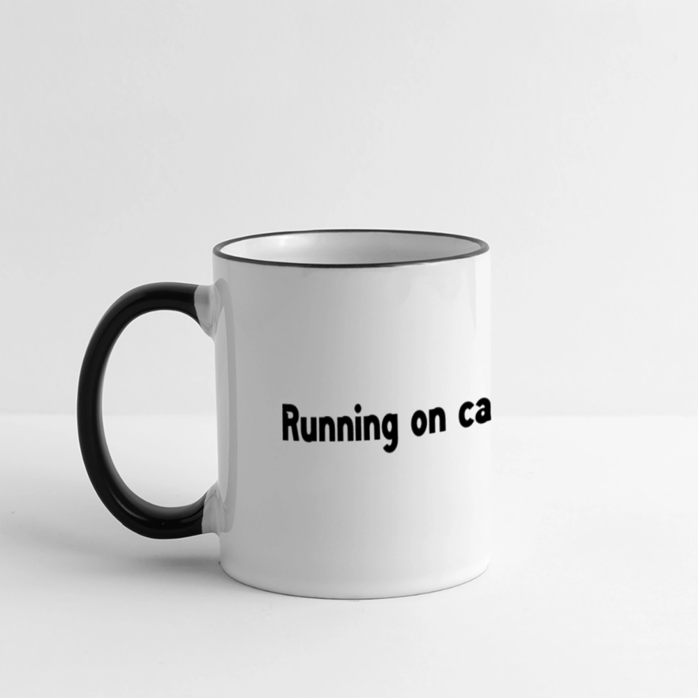 Caffiene & Spite Panoramic Mug - white/black