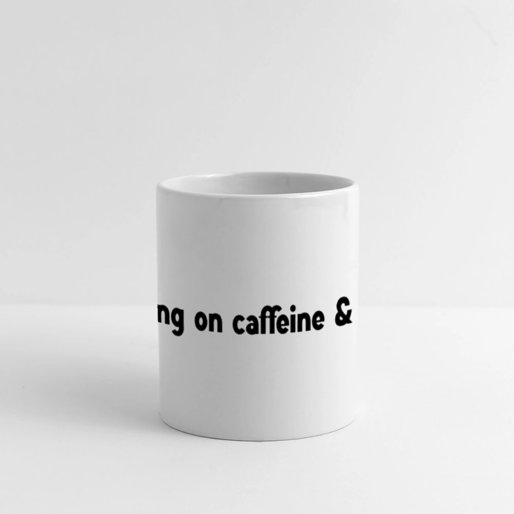 Caffiene & Spite Panoramic Mug - white