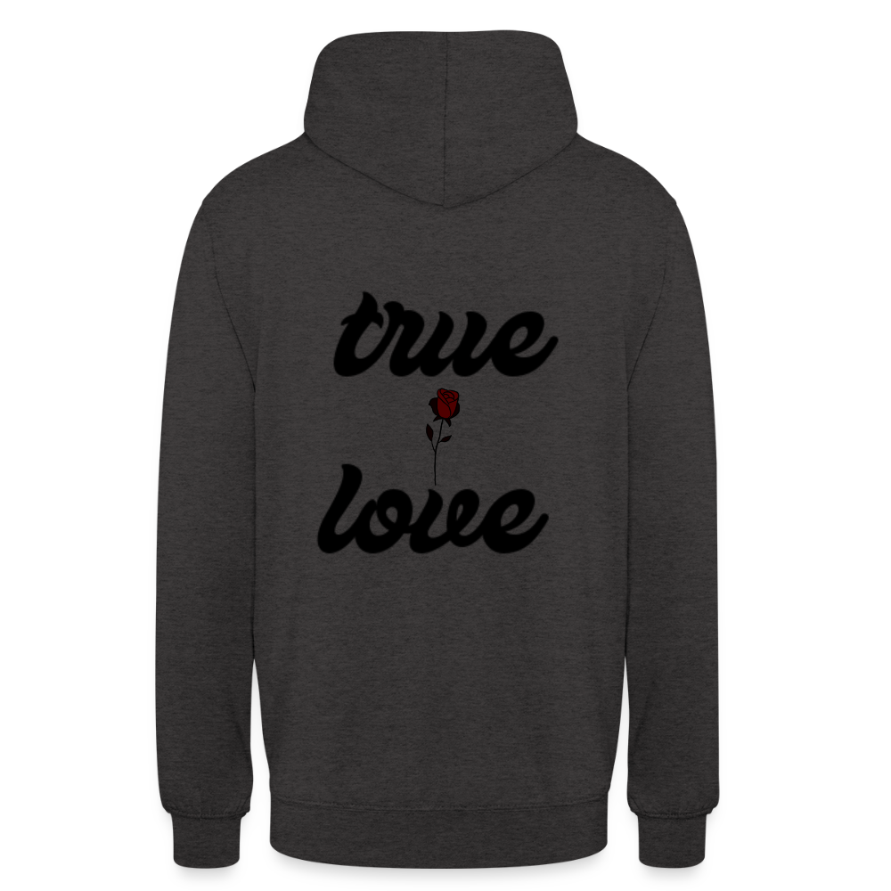 Unisex True Love  Hoodie - charcoal grey