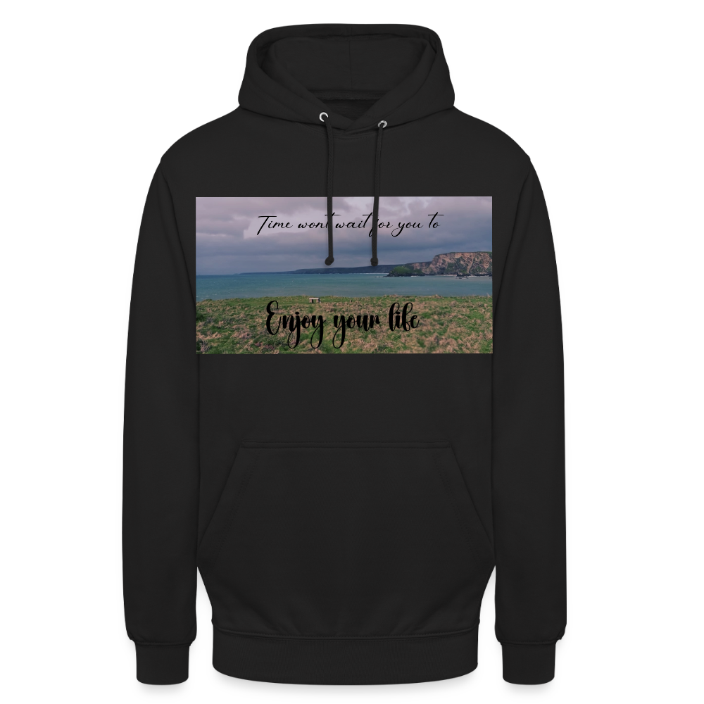 Cornwall Inspired Unisex Hoodie - black