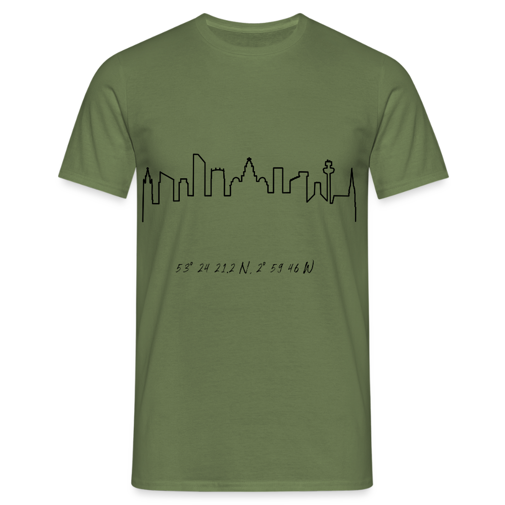 City of Liverpool Unisex T-shirt - military green