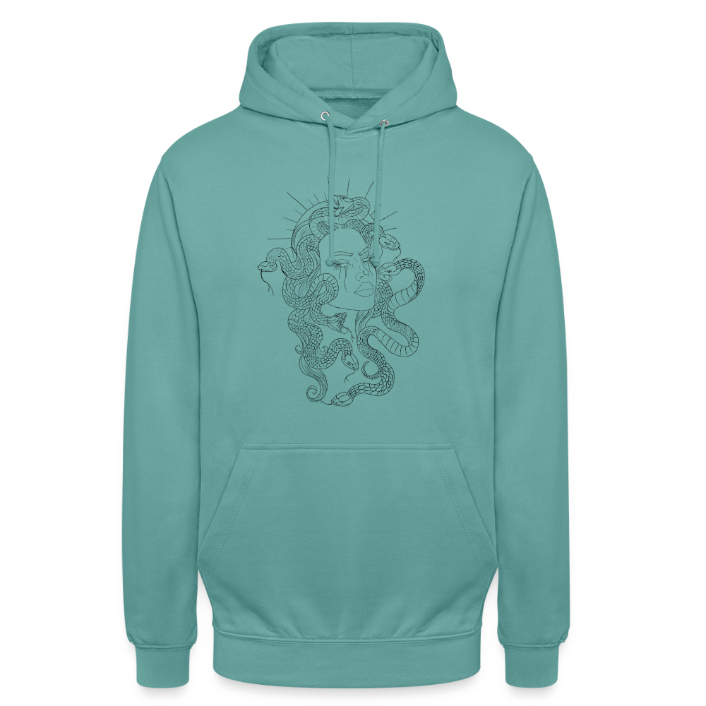 Unisex Medusa Hoodie - pastel turquoise