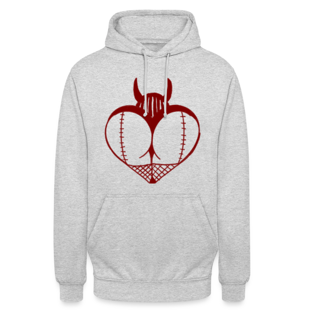 Unisex Hellfire Temptress Hoodie - light heather grey