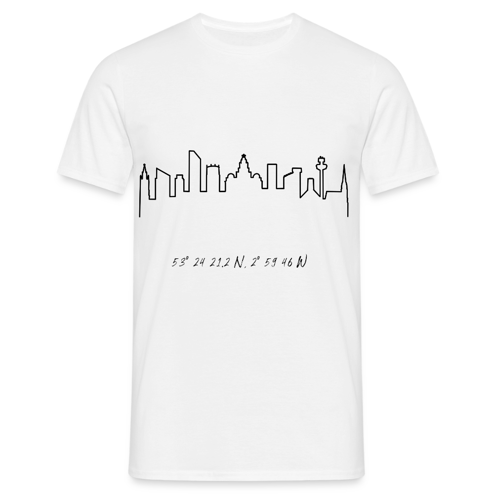 City of Liverpool Unisex T-shirt - white