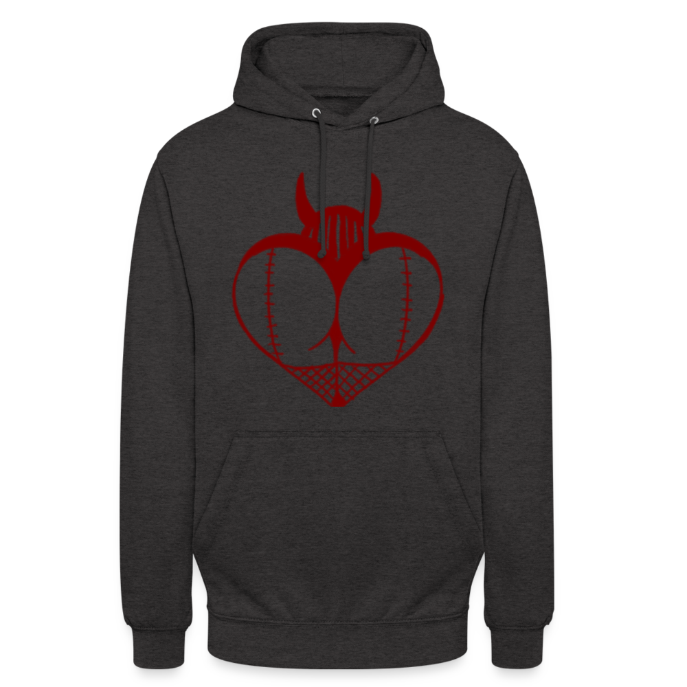 Unisex Hellfire Temptress Hoodie - charcoal grey