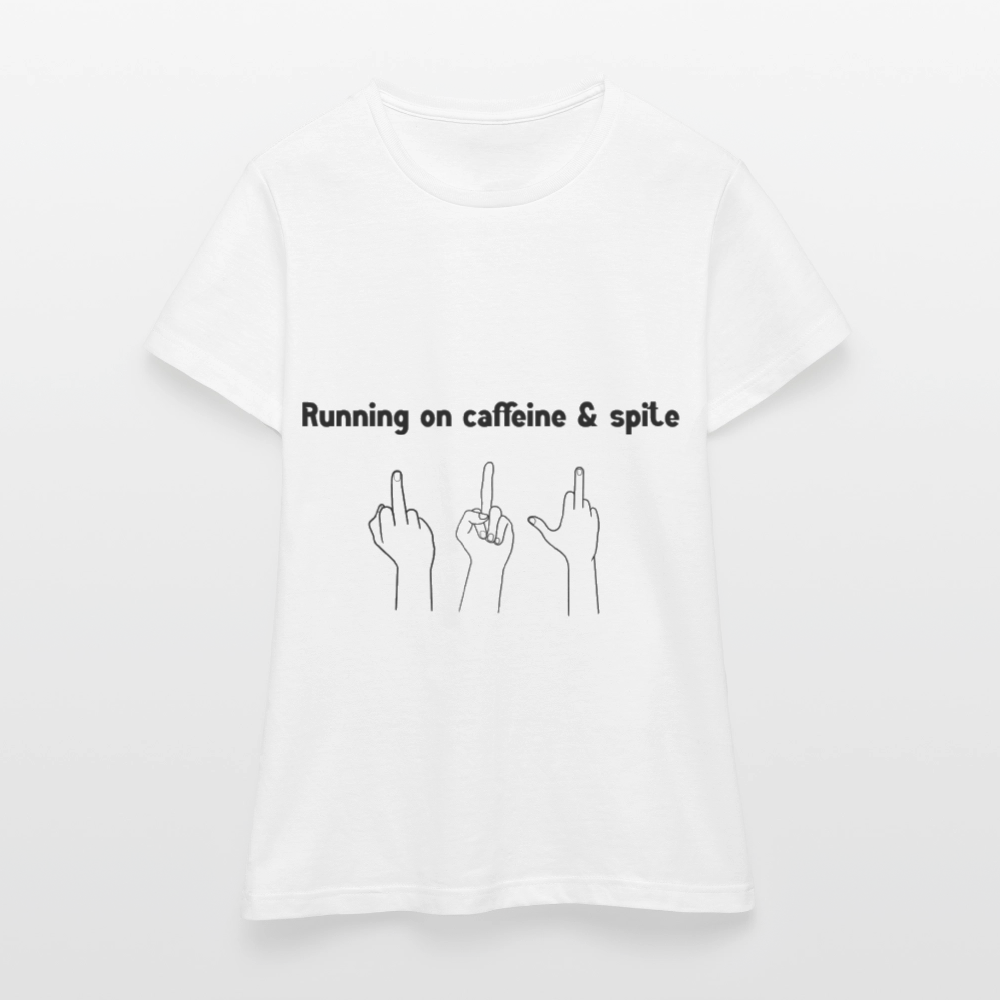 Women's Caffiene & Spite T-Shirt - white