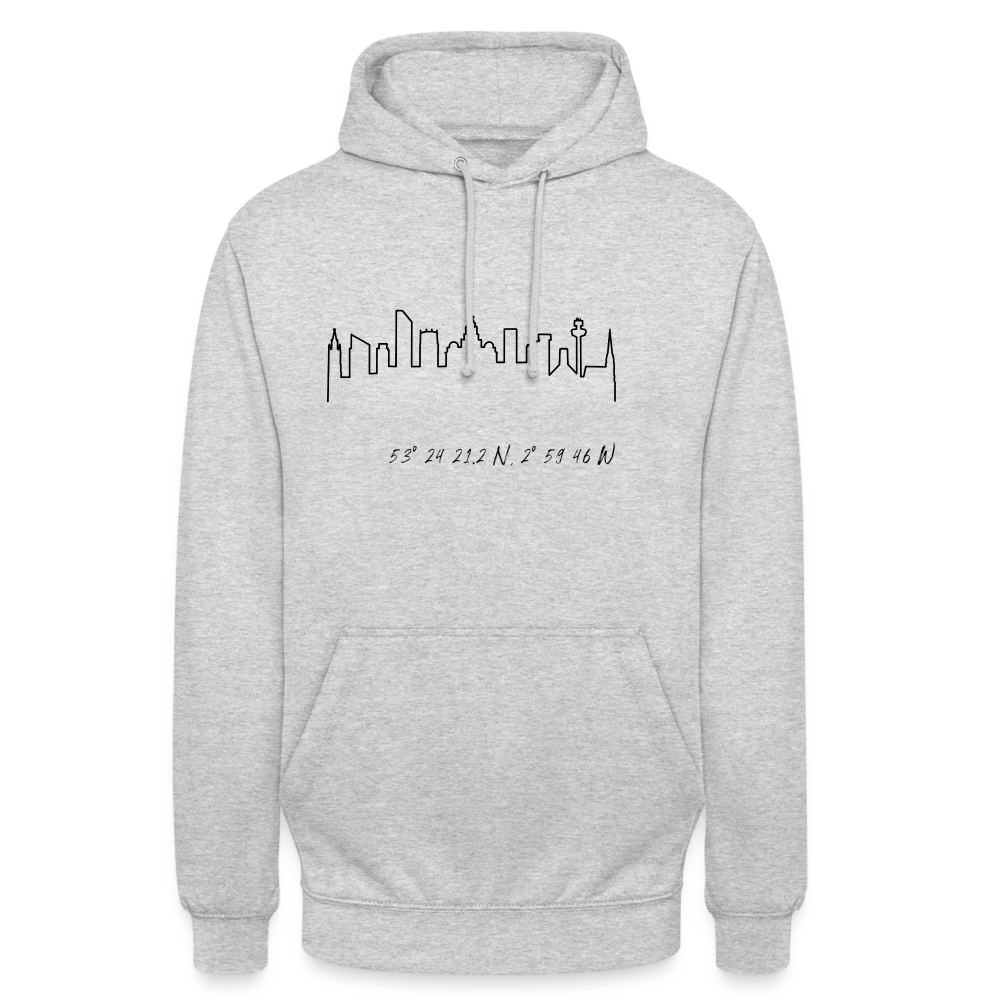 City of Liverpool Unisex Hoodie - light heather grey