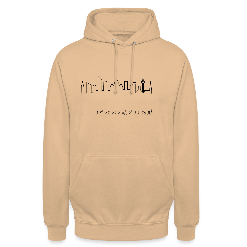 City of Liverpool Unisex Hoodie - peach