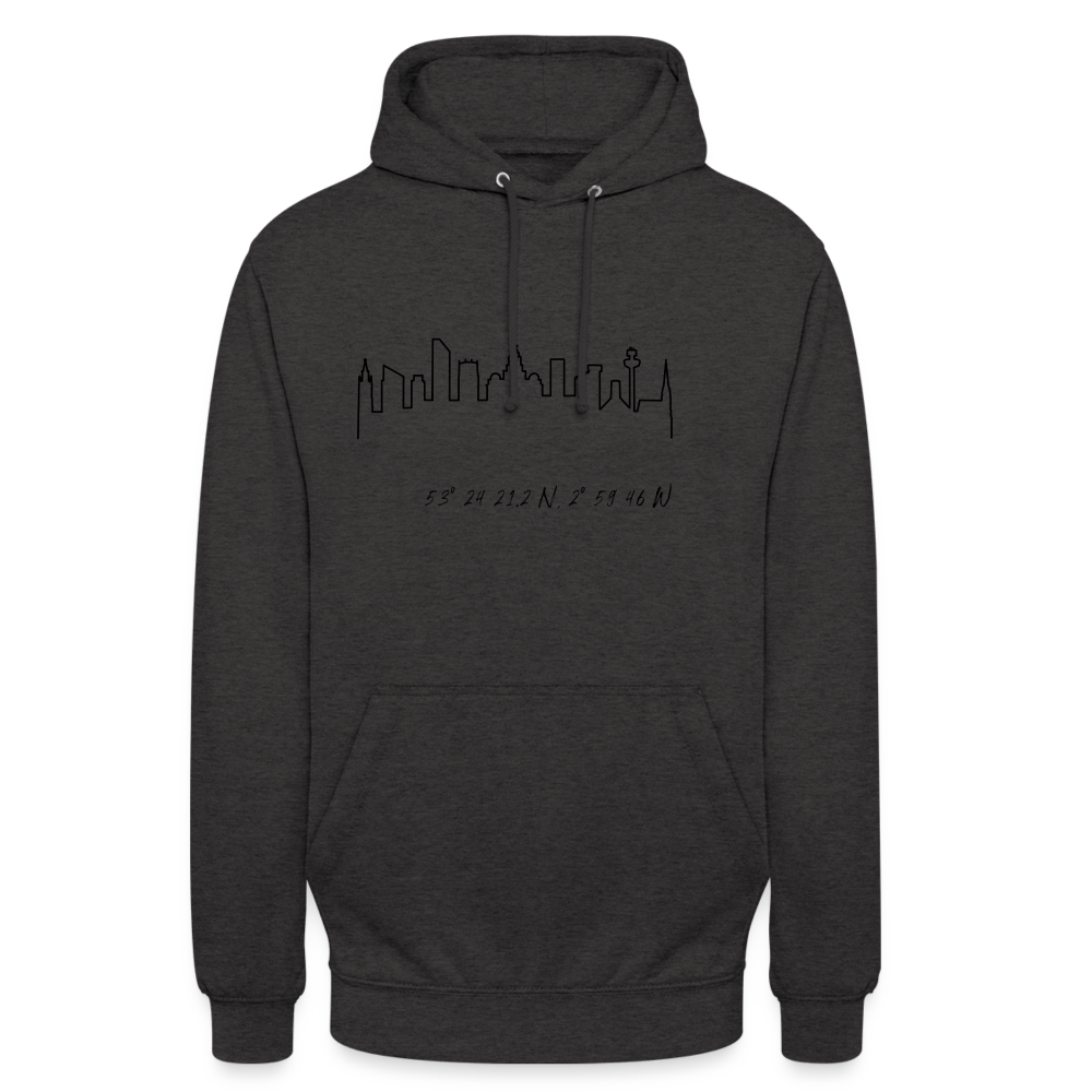 City of Liverpool Unisex Hoodie - charcoal grey