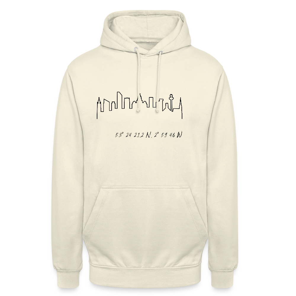 City of Liverpool Unisex Hoodie - vanilla