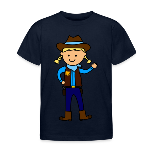 Kids' Sherriff T-Shirt - navy