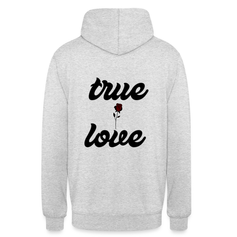 Unisex True Love  Hoodie - light heather grey