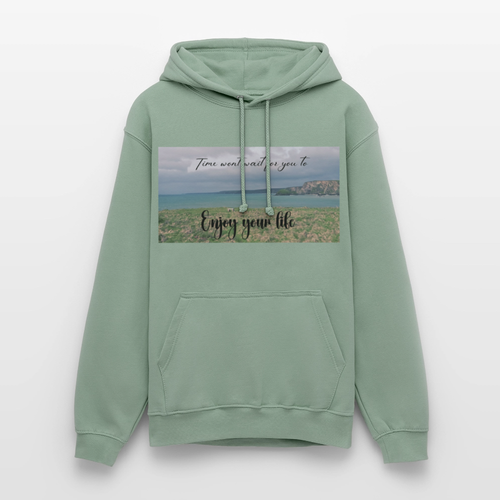 Cornwall Inspired Unisex Hoodie - steel green