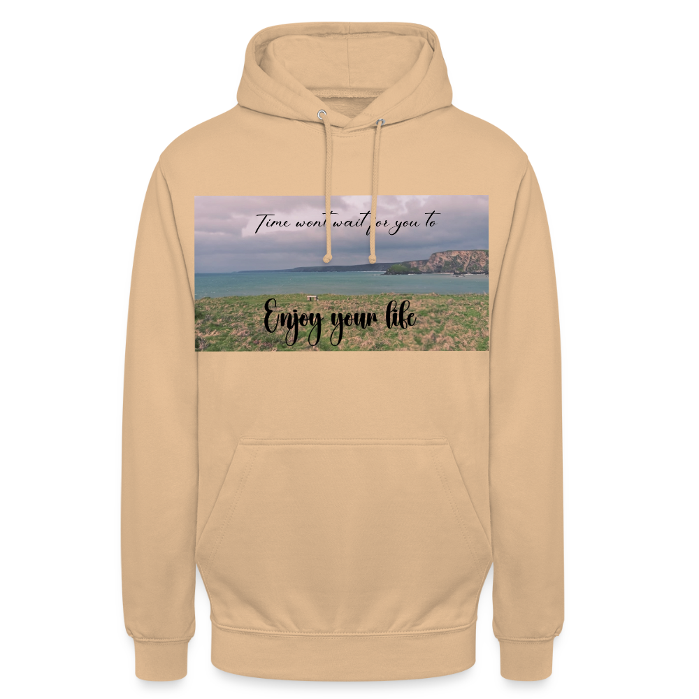 Cornwall Inspired Unisex Hoodie - peach