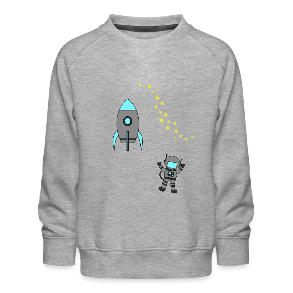 Kids’ Little Astronaut Premium Sweatshirt - heather grey