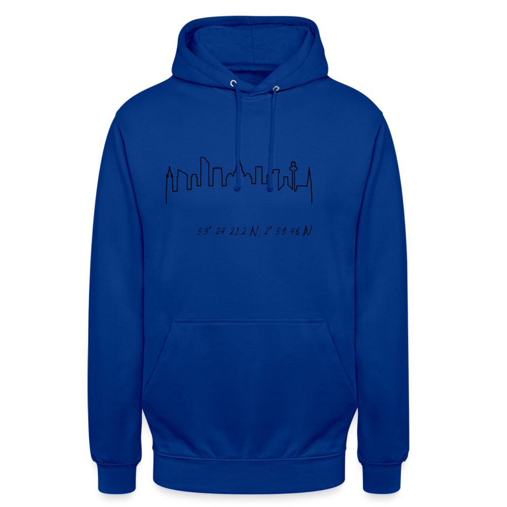 City of Liverpool Unisex Hoodie - bright royal