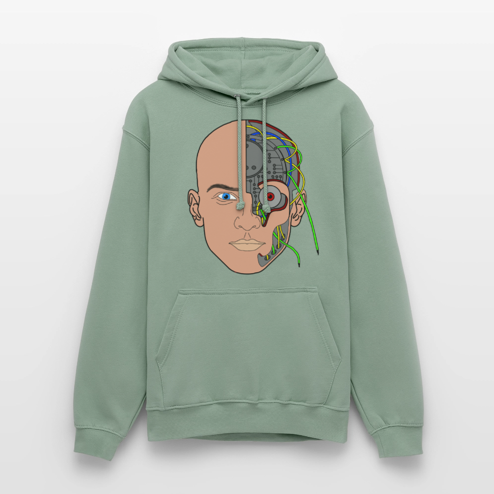 Cyborg Unisex Hoodie - steel green