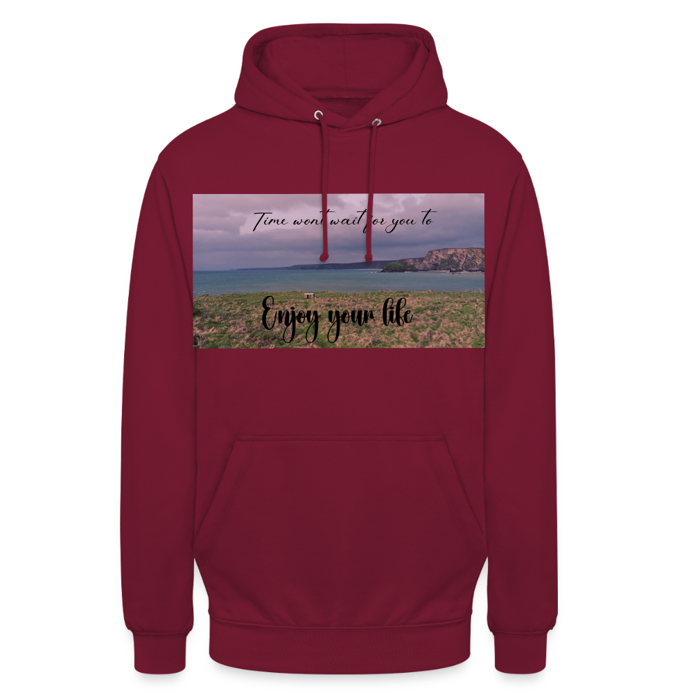 Cornwall Inspired Unisex Hoodie - bordeaux