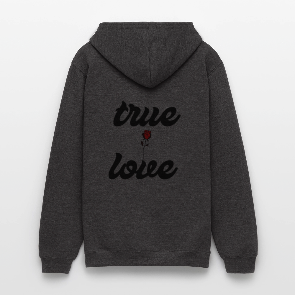 Unisex True Love  Hoodie - charcoal grey