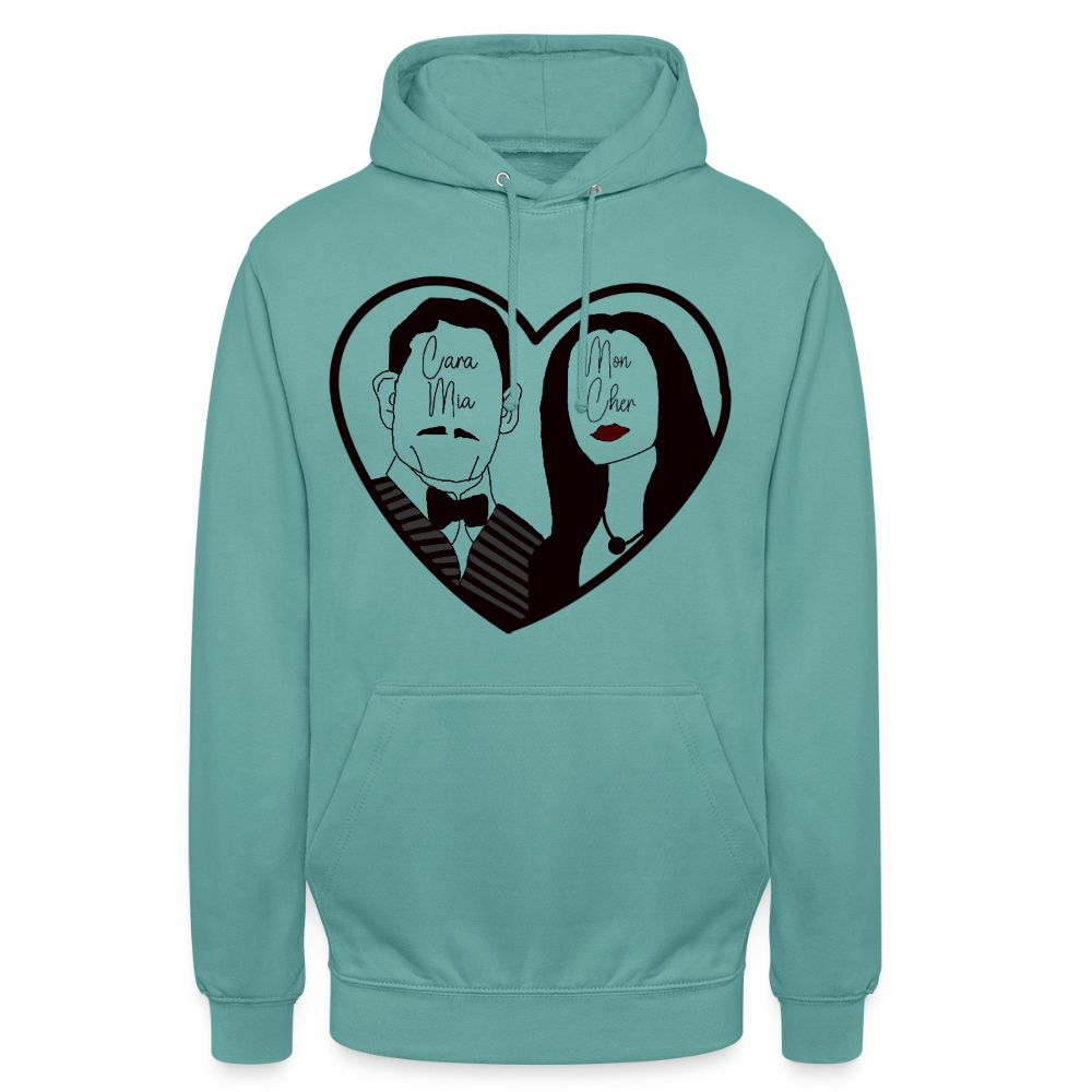 Unisex True Love  Hoodie - pastel turquoise