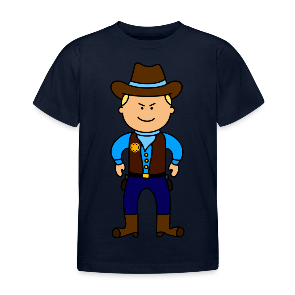 Kids' Sherriff T-Shirt - navy