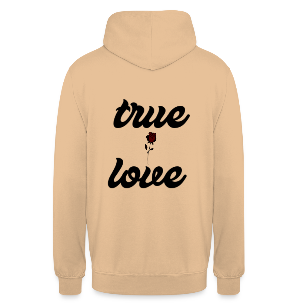 Unisex True Love  Hoodie - peach