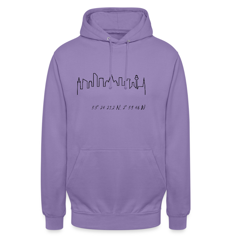 City of Liverpool Unisex Hoodie - lavender