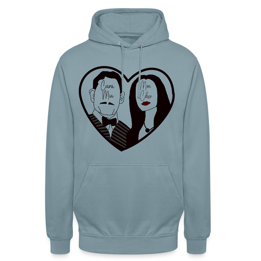 Unisex True Love  Hoodie - stonewash blue