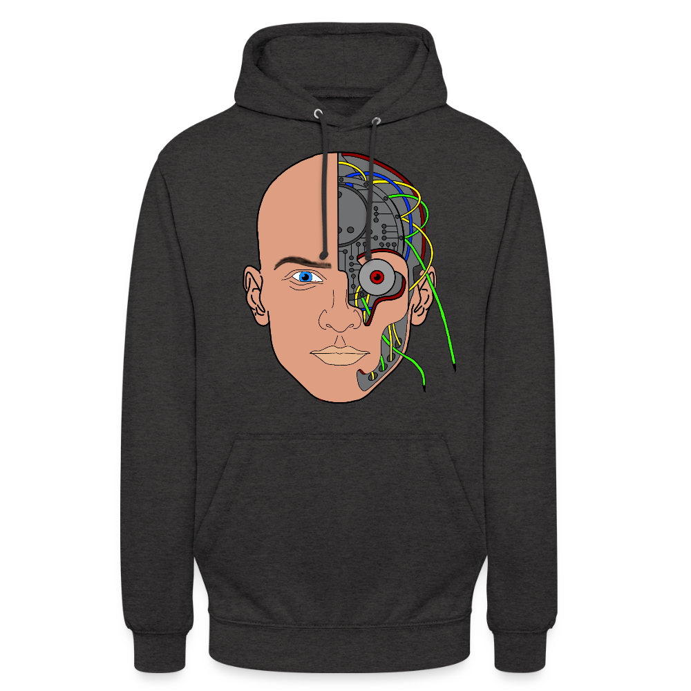 Cyborg Unisex Hoodie - charcoal grey