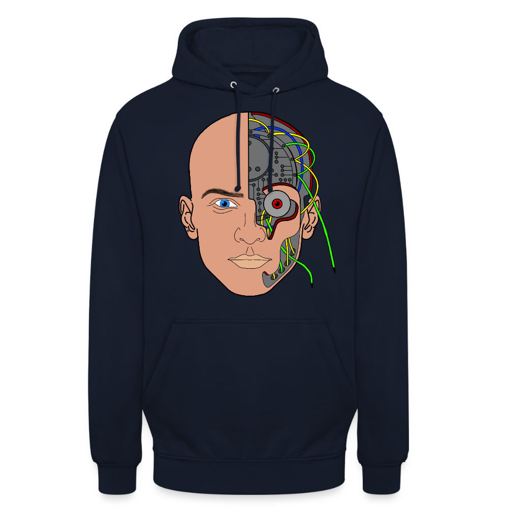 Cyborg Unisex Hoodie - navy