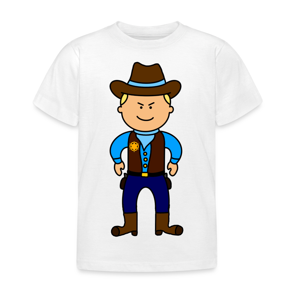 Kids' Sherriff T-Shirt - white