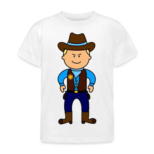 Kids' Sherriff T-Shirt - white