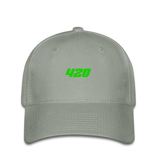 420 Flexfit Cap - green-grey