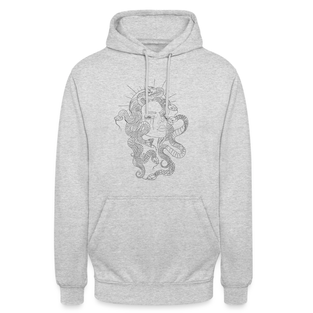 Unisex Medusa Hoodie - light heather grey