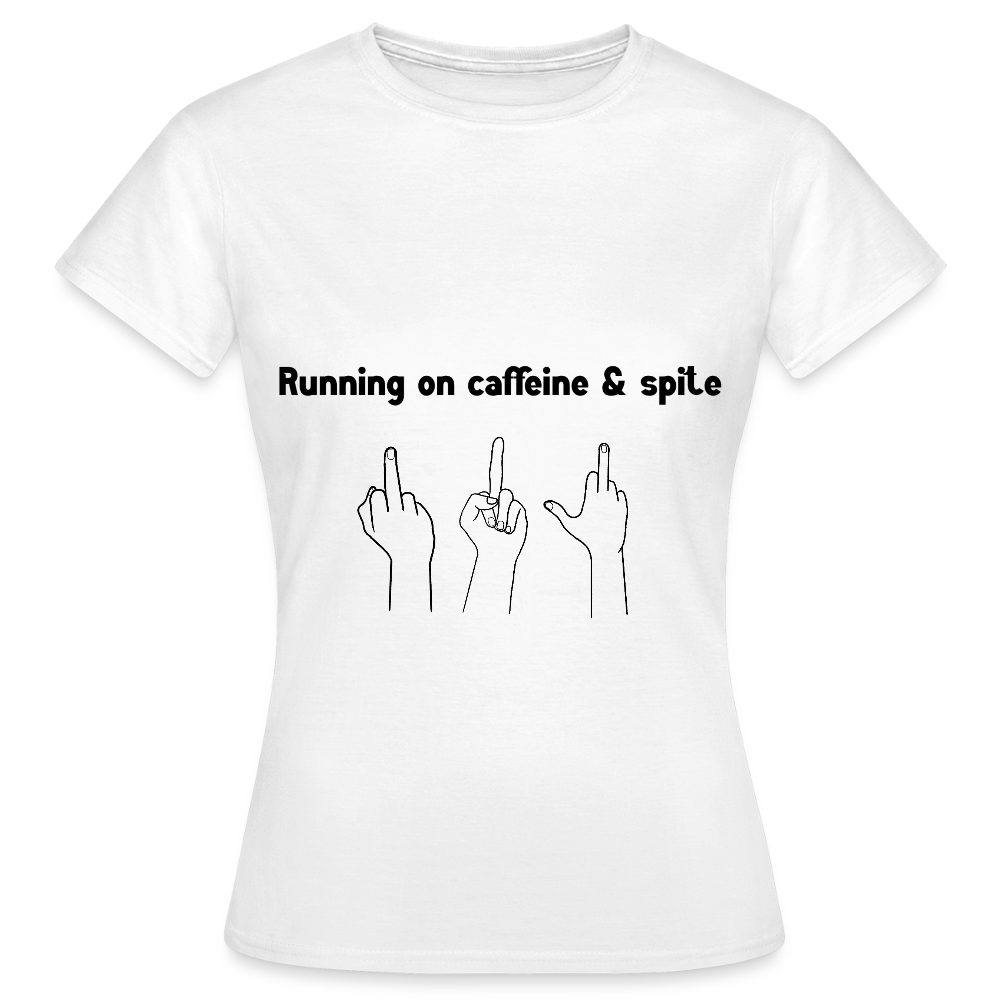 Women's Caffiene & Spite T-Shirt - white