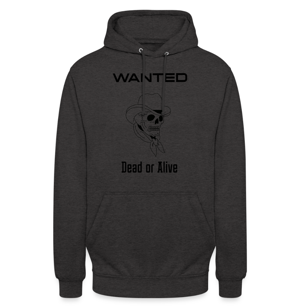 Unisex Outlaw  Hoodie - charcoal grey