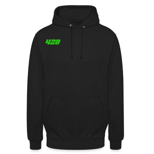 420 Smoke Unisex Hoodie - black