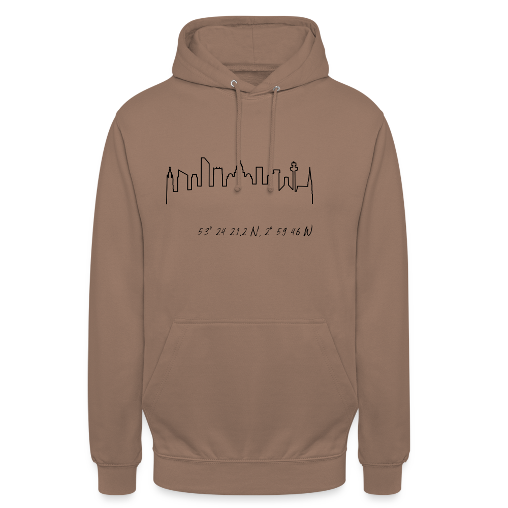 City of Liverpool Unisex Hoodie - mocha